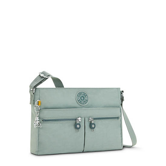 Kipling New Angie Crossbody Bags Tender Sage | CA 1197VR